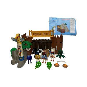 Vintage Playmobil 3028 1997 Geobra Eagle Rock Fort Bravo Pretend Play Rare HTF